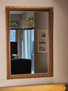 lot 56 image: Floral Garland Gilt Hall Mirror