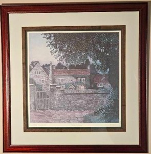 lot 65 image: Tom Caldwell Signed Architectural Framed Print