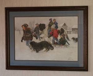 lot 41 image: Robert Duncan SignedNumber Framed Print  Celebration