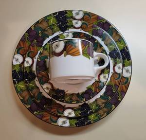 lot 101 image: Dansk Dinnerware Service  Cornucopia Pattern