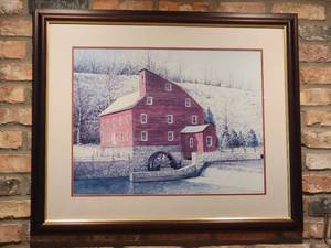 lot 29 image: Americana Fine Art Print - Dan Campanelli - Big Wheel