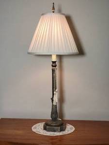 lot 69 image: Stylish Modern-Classical Candlestick Lamp