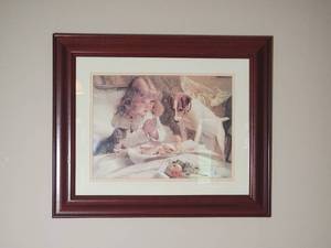 lot 38 image: Adorable Fine Art Print - Charles Burton Barber - Suspense