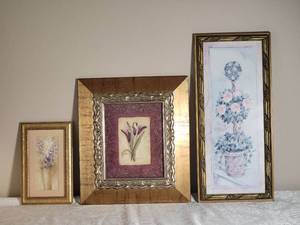 lot 34 image: Charming Fine Art Botanical Prints - (3)