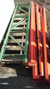 lot 615 image: Pallet Racking 10 ft. Cross Bars (6) 10 ft.x2 ft.