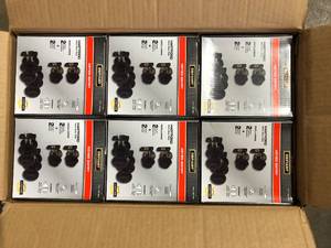 lot 4 image: Defiant Hartford Matte Black Single Cylinder Project Pack (6 Pack) Customer Returns See Pictures