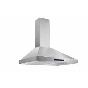 lot 37 image: Vissani 30 in. W Convertible Wall Mount Range Hood with 2 Charcoal Filters in Stainless Steel  Customer Returns See Pictures