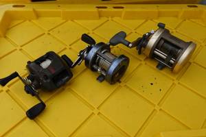 lot 774 image: Fishing Reels - Daiwa BW2 and 4HM, Quantum Iron