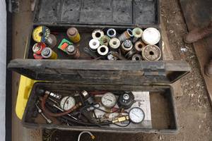 lot 777 image: Automotive Testers and Assorted Solder with Sears Cases - Vintage Snap-On