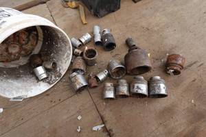 lot 809 image: 34 Drive Sockets - Multiple Snap-On