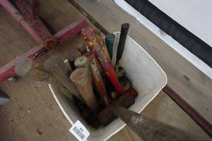 lot 808 image: Assorted Hammers - Sledge, Mallets, Ball Peen