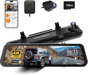 lot 4 image: WolfBox G900 Pro Mirror Dash Cam