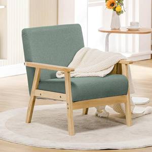 lot 28 image: Comohoma Mid Century Accent Chair (Green)