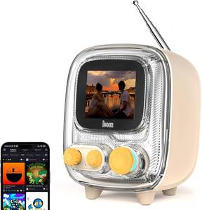 lot 35 image: Divoom Tiivoo-2 FM Radio Bluetooth Speaker with  Alarm Clock