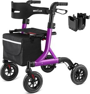 lot 41 image: Maxwalk Rollator Walker with Seat