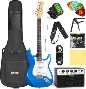 lot 42 image: Strich Electric Guitar Beginner Kit