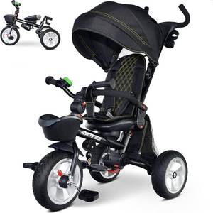 lot 46 image: Ridyee 7-in-1 Premium Toddler Tricycle