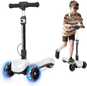 lot 48 image: ITEFDTUTNE 3 Wheel Electric Scooter for Kids