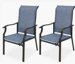 lot 51 image: Vicllax Patio Dining Chairs