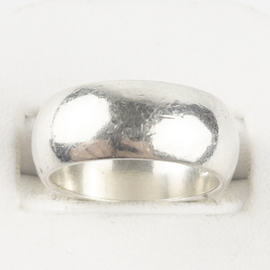 lot 79 image: Wide Sterling Silver Band. Size 6.25 - 6.5.