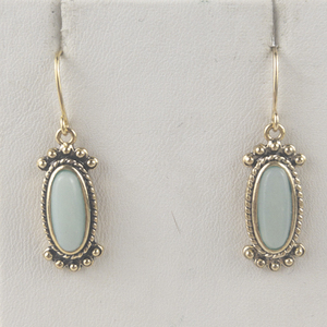lot 112 image: Premier Designs Minuet Gold Tone Base Metal French Wire Earrings .