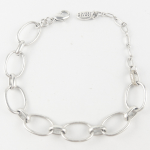 lot 210 image: Pilgram (Danish Design)  Silver Plate Link Bracelet.
