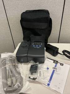 lot 6 image: Philips Respironics BiPAP Auto M Series - Good Working Condition - Comes With Travel Bag, Reservoir, Power Cord, and Hose