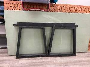 lot 58 image: Extra Large Designer Table - Very Heavy - We Were Told When Donated It Was Very Expensive - Missing Hardware - See Pictures For Condition  80 Long x 40 Wide