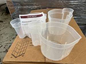 lot 65 image: MSRP $1200  12 Cases (24 - 40oz pitchers per case) NEW Centurion Medical Products GR100150ST Sterile Graduated Pitchers - Many Uses Around The Holidays, Painters & Gardens For These Pitchers