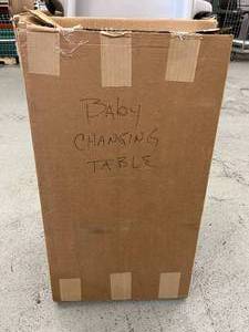 lot 72 image: MSRP $500 New In Box Koala Kare Products KB100-01-IP Horizontal Wall Mounted Baby Changing Station
