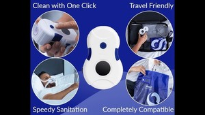 lot 7 image: Sleep8 CPAP Cleaner and Sanitizer Device with Travel Bag and Charger - In Excellent Condition