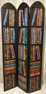 lot 77 image: Book Themed Room Divider
