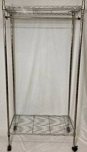lot 75 image: Wire Garment Rack