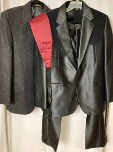 lot 97 image: Vintage Circle S Size 44 Suit and Pants Set and Circle S Mens Suit Jacket 44R