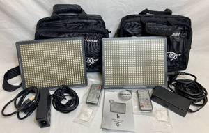 lot 23 image: Set of 2 Aputure Amaran HR672C Video LED Lights with Wireless Remotes