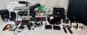 lot 1 image: Sony NEX- FS700R Super 35mm 4K RAW camcorder with Odyssey 7Q  Monitor & 4K recorder with Nebtex Power Cage Dual DV and accessories
