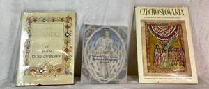 lot 133 image: Manuscripts Books - Codices illustres- Worlds Most Famous Illuminated manuscripts ,The Grandes Heures of Jean Duke of Berry and Czechoslovakia Romenesque and Gothic Illuminated Manuscripts