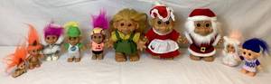 lot 72 image: Vintage Troll Collection - 10 Assorted Sizes