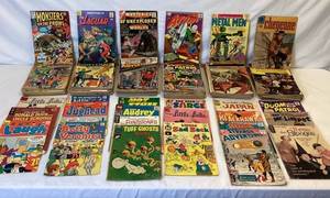 lot 103 image: Vintage Misc DC Comics and Marvel Comics