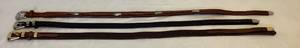lot 111 image: Mens Leather Belts from Silver Creek Collection, Justin and one Unbranded - Size 36 & 38