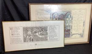 lot 155 image: Magician signed print by Robert Gould and Eric Kimball with Lady Ice Fantsy Art Print by Eric Kimball & Tom Canty