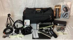 lot 22 image: Rode NTG-3 Precision Broadcast Grade Shotgun Microphone Collection