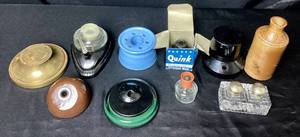 lot 33 image: Bundle of 10 Assorted Inkwells