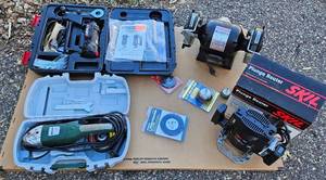 lot 236 image: Collection of Corded Power Tools