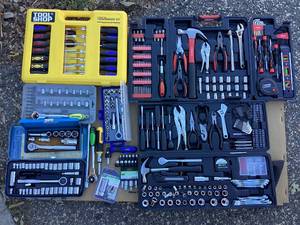 lot 242 image: Collection of Tool Kits & Socket Sets -  Various Sizes