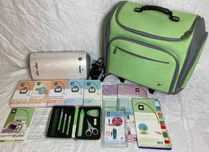 lot 219 image: Cricut Personal Electronic Cutter, Cartridges, Blades and Mat