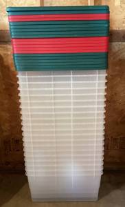 lot 259 image: 20 Sterilite Storage Totes #2 - 56Qt