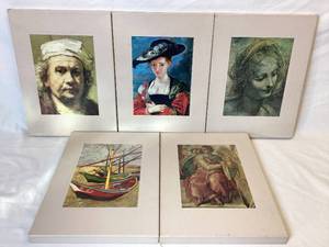 lot 232 image: The World of Art by Time Life - Rembrandt, Rubens, Leonardo, Van Gogh and Michelangelo