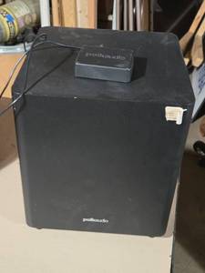 lot 97 image: Polk Audio PSWi-8M Wireless Powered Subwoofer - Black