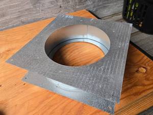 lot 120 image: Galvanized Steel Ventilation Duct Adapter